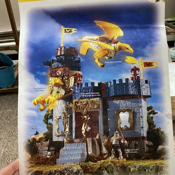 NEW Fisher Price Imaginext Bravemore Castle Playset NIB (box Is Worn) - Picture 4 of 11